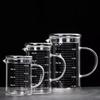 High Borosilicate Glass Measuring Cup with Lid