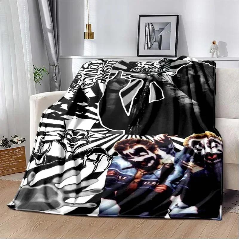 Insane Clown Posse Band Blanket ICP Juggalo Faygo HIP HOP Soft Flannel Kid's Warm Blanket Bedroom Sofa Bed Travel Picnic Blanket