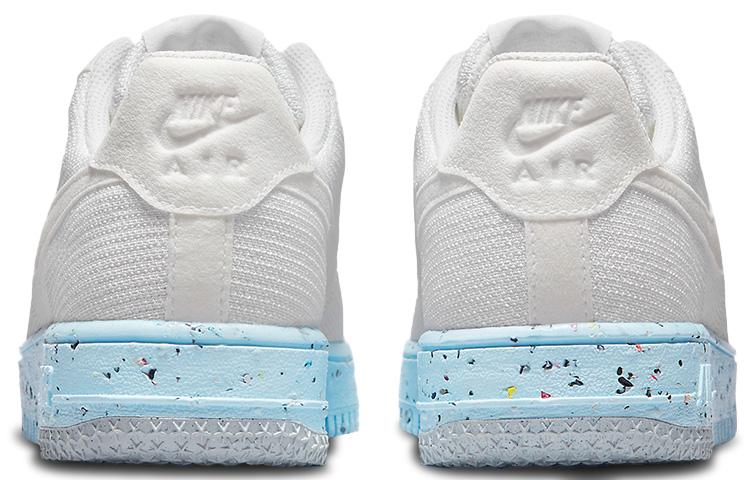 Nike Air Force 1 Low Crater Flyknit White Ice Blue Women's DC7273-100