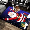 Christmas Santa Claus Chair Mat - Non-Slip Carpet for Office, Home Decor, Living Room, Bedroom, Game Room & Dormitory - Anime Cartoon Design Holiday G