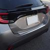 For Toyota Yaris   Stainless Steel outer Rear Bumper Protector Sill Trunk Rear guard plate Cover Trim accessories