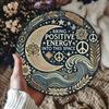 Vibes Carved Metal Wall Decor Positive Energy Sign Home Restaurant Decor