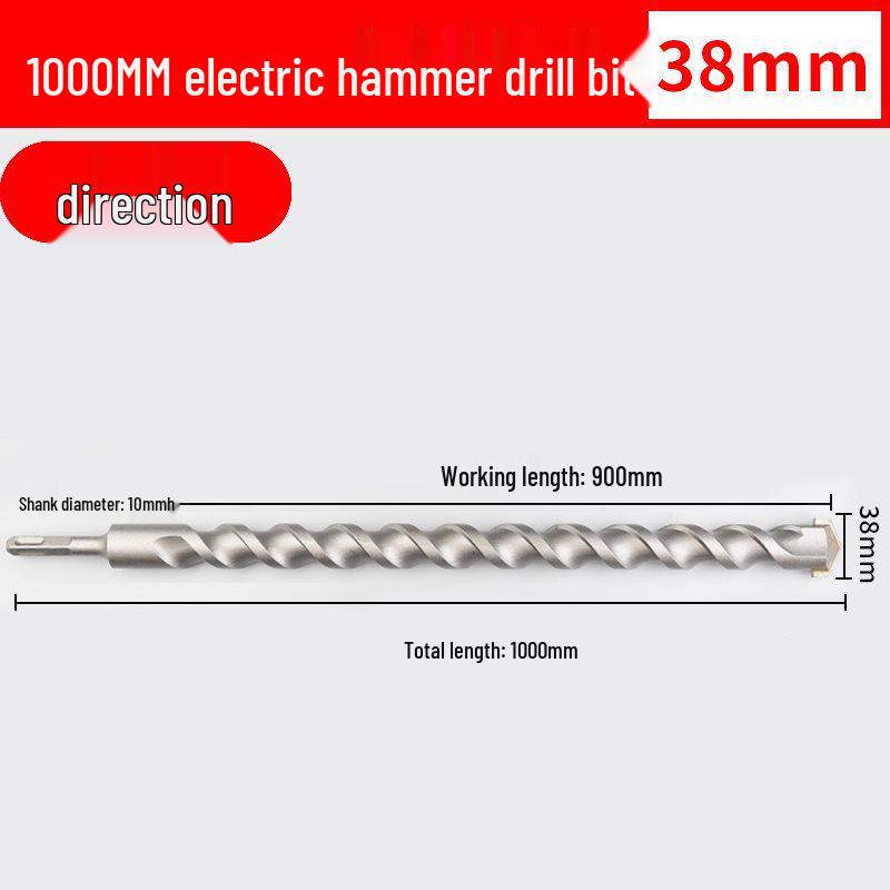 Two-Groove Round Handle & Four-Square Handle Concrete Hammer Drill Bit