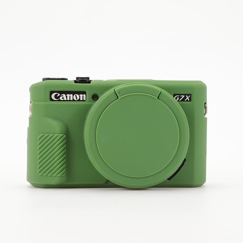 Silicone Case for Canon PowerShot G7X Mark II - Protective Soft Shell Cover & Camera Bag