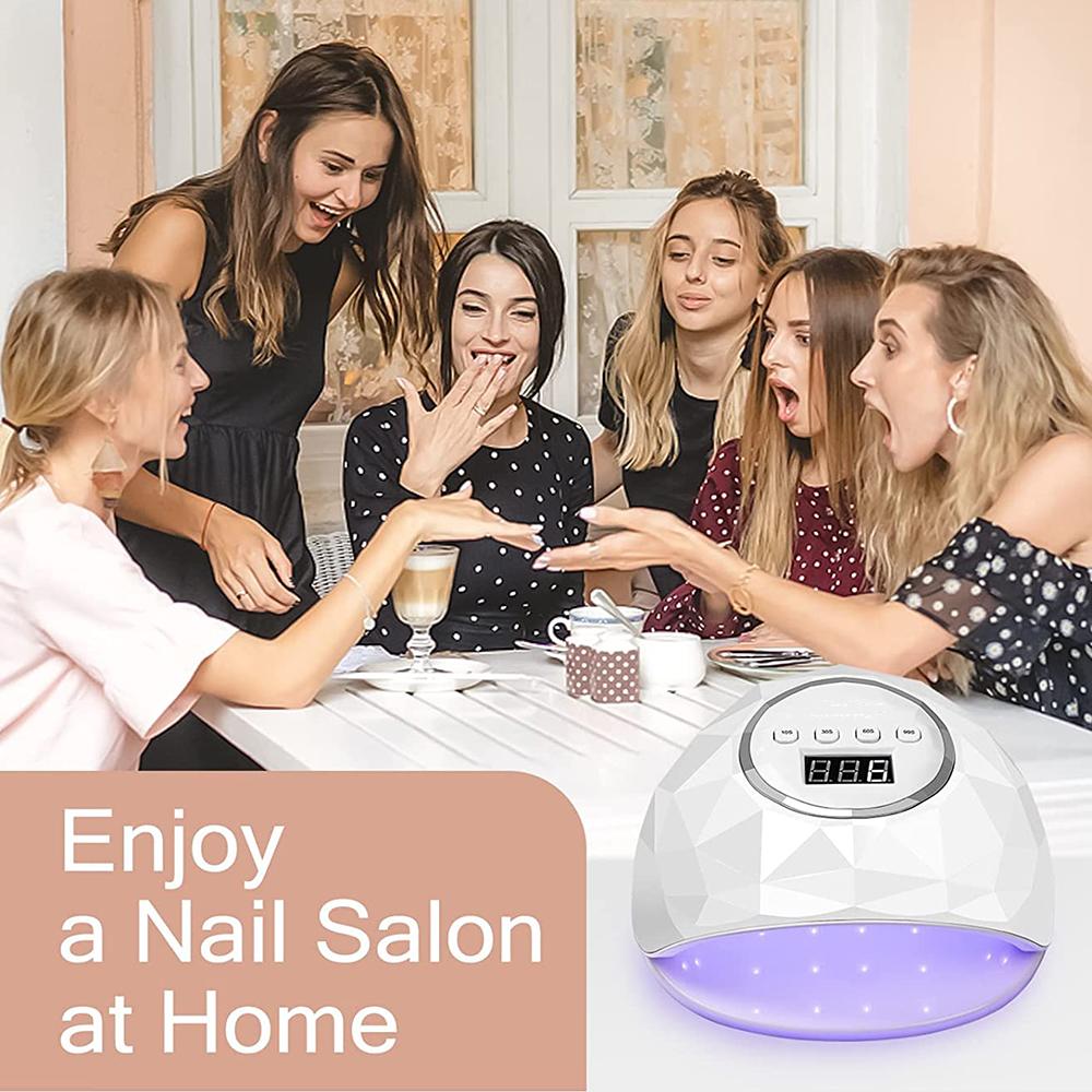 UV LED Lamp For Nails Drying Manicure Lamp With Memory Function LCD Display Professional LED Nail Lamp For Nail Art Salon Tools