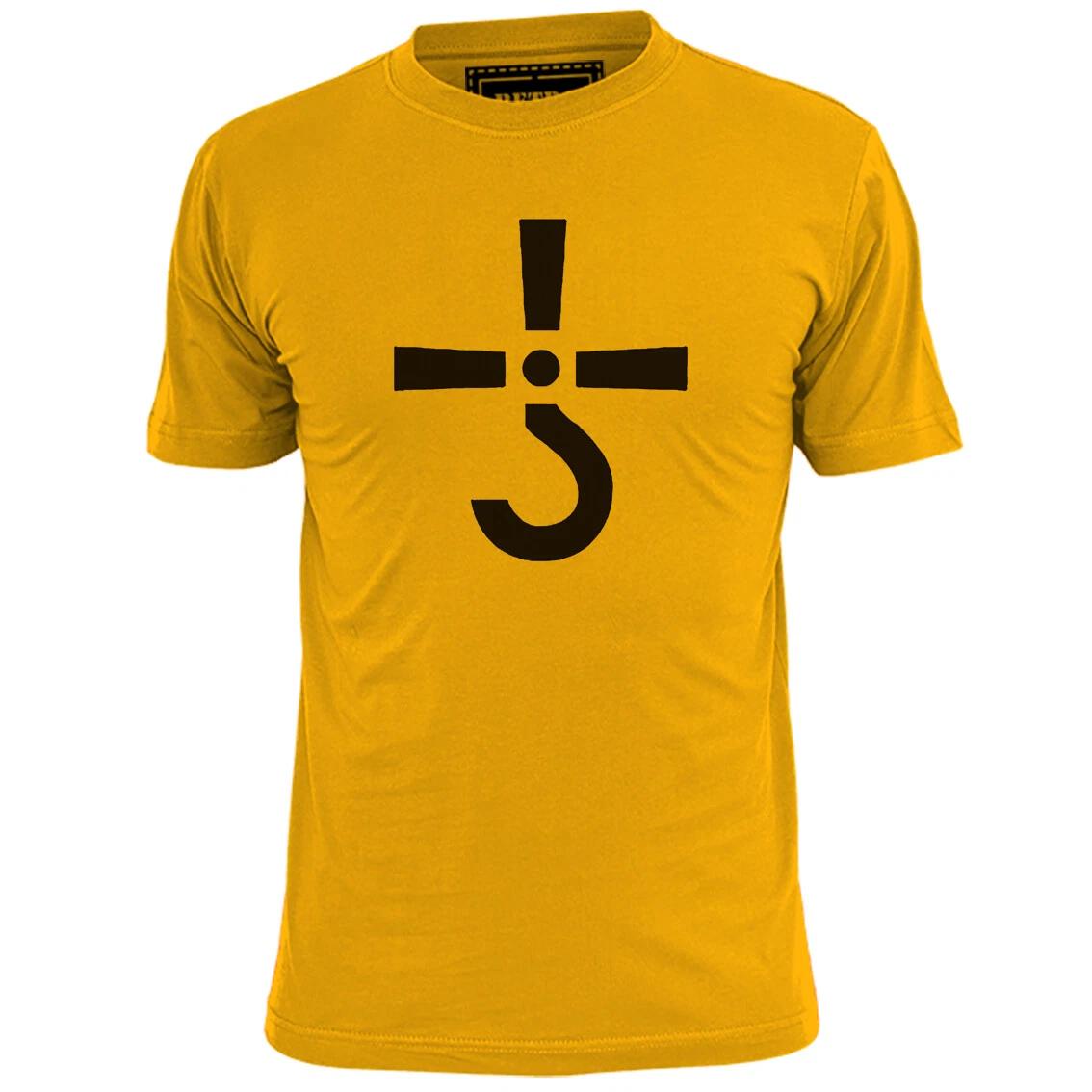 Mens Hook And Cross Symbol T shirt Greek King Titans Zeus XL