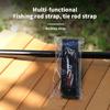 1/2Pcs Outdoor Fishing Rod Belt Elastic Fishing Tackle Tie Rod Strap Fishing Rod Tie Holder Strap Elastic Rod Strap