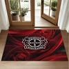 Bayer Leverkusen Football Design Crystal Velvet Rug Soft Decorative Mat for Bedroom Entrance