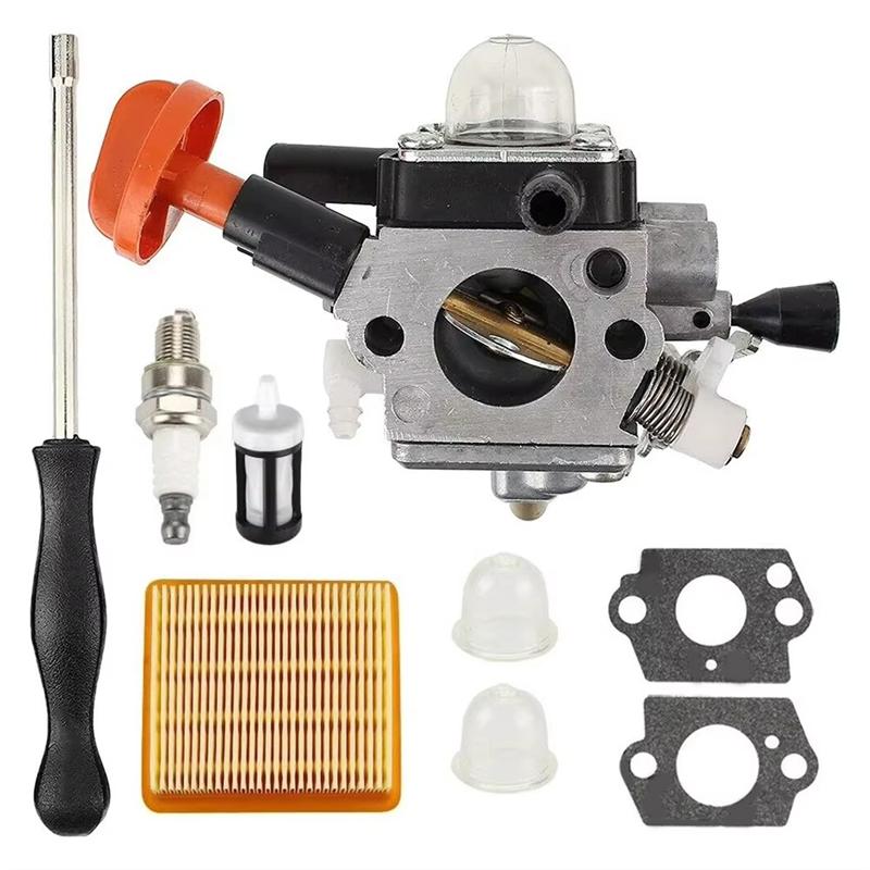 ABBP-Carburetor Kit For Stihl FS89 FS89R FS91 FS91R FS111 FS111R FS111RX Garden Power Tool Accessories Lawn Mower Parts