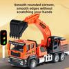 Crane Excavator Mixer Truck Engineering Vehicle Model With Inertia Alloy Construction For Kids Play And Collecting