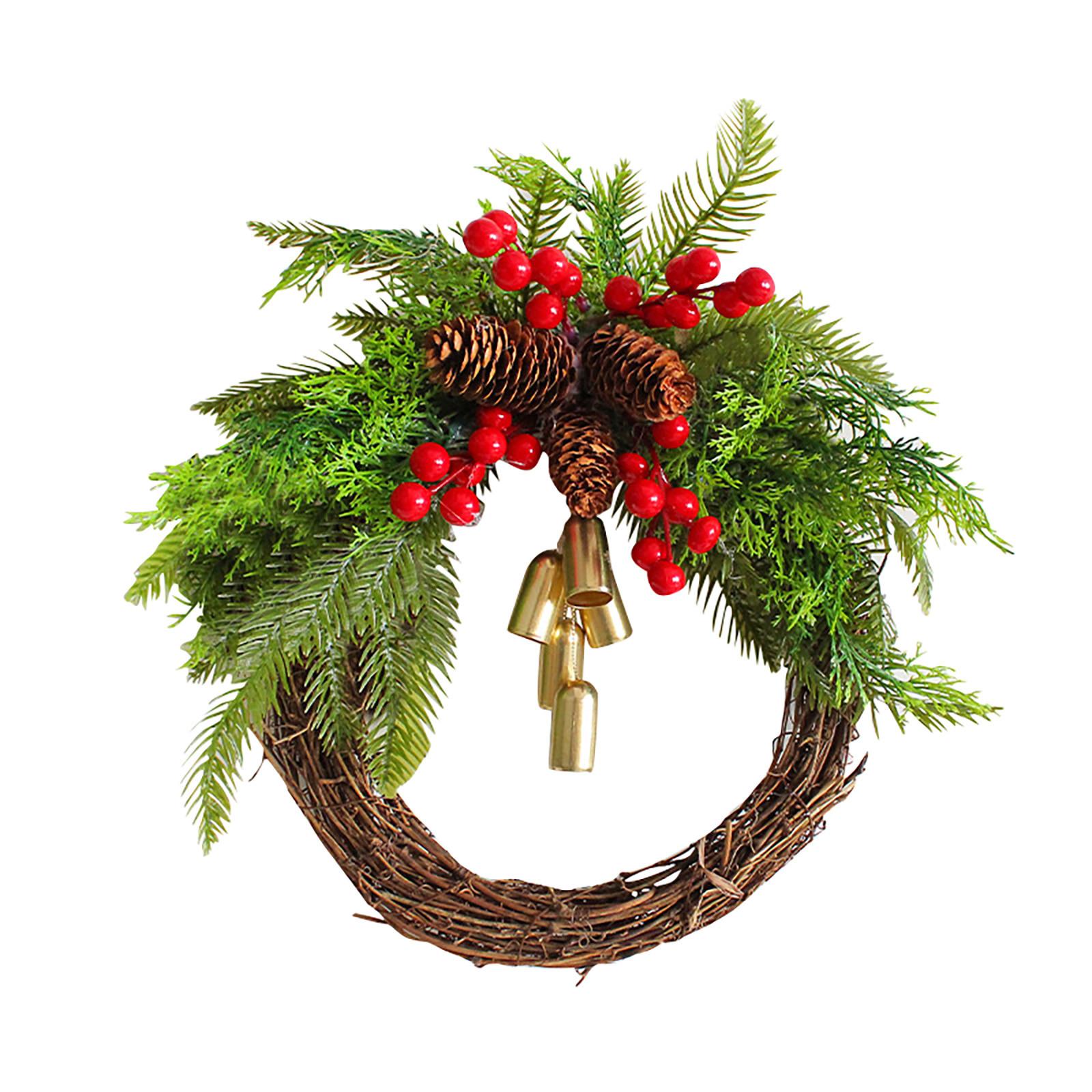 

Christmas Wreath Bohemian Wind Wreath Bell Wreath Door Hanging One Size