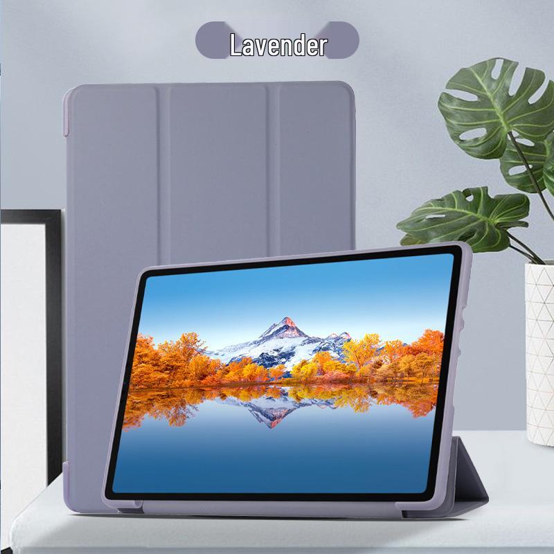 Suderinamas silikoninis ir odinis trijų dalių dėklas Samsung Galaxy Tab A7 T500 & A8 X200 (2021 m) P610