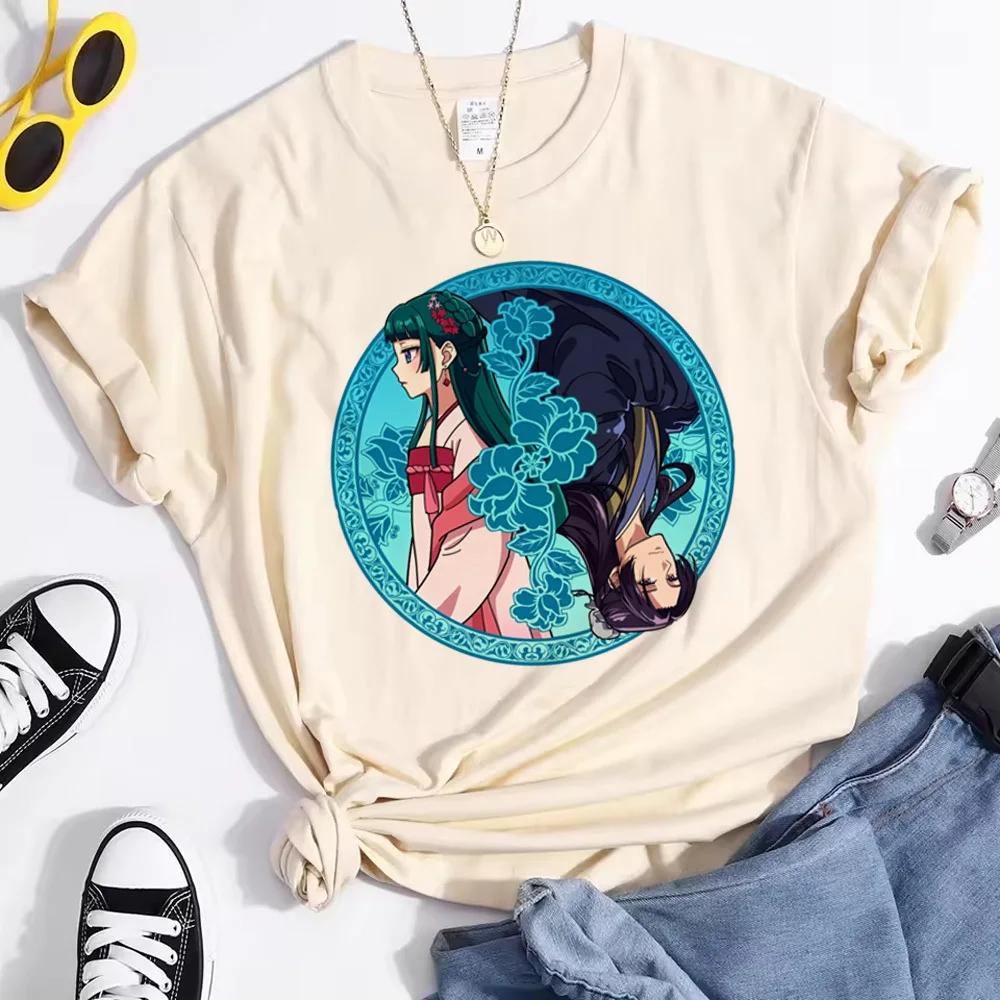 Apothecary Diaries top tees feUnisex anime harajuku  Comfortable Punk t shirt Classic hip hop Retro Women aesthetic streetwear