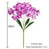 Butterfly Orchid Artificial Flowers Real Touch 7 Forks 3D Orchidea Phalaenopsis Silk Flower Home Wedding Decoration