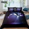 Luxury 3D Cartoon UFO Print Home Living Comfortable Duvet Cover Set Pillowcase Bedding Set Queen and King EU/US/AU/UK Size