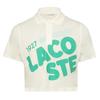 Womens/Ladies Lettering Cropped Polo Shirt