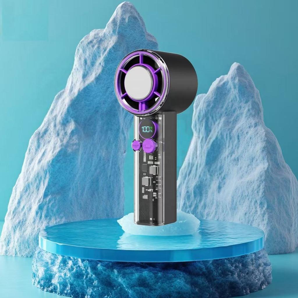 Factory Price 199 High Speed Mini for Cooler LED Display Transparent Rechargeable USB Portable Outdoor Handheld English