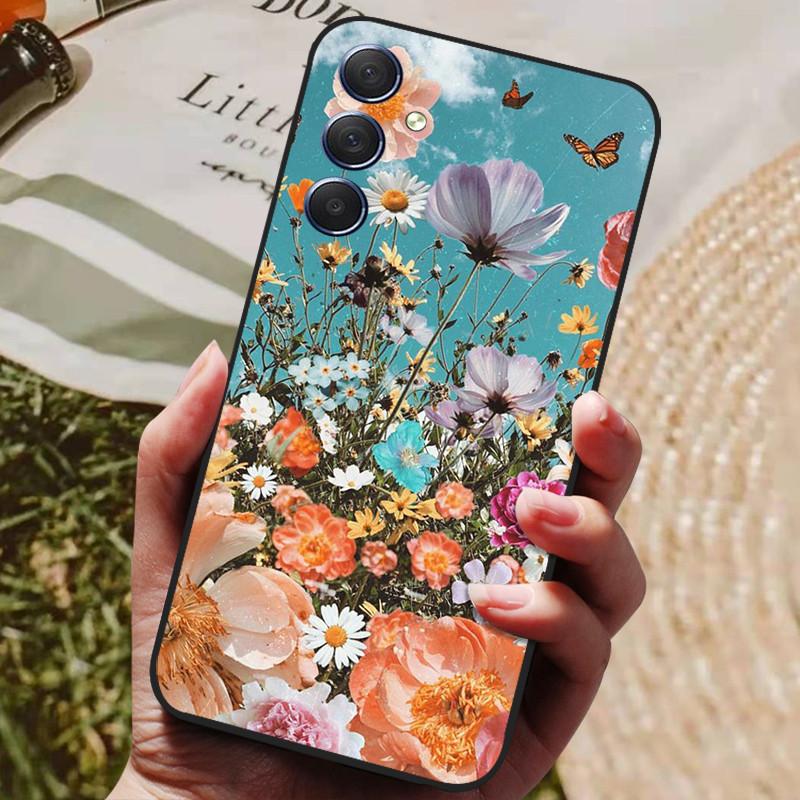 Für Samsung Galaxy A36 5G Hülle Weiche Silikonhülle Schwarzer Bumper TPU Für Samsung A56 5G Hülle A26 A36 Funda Handyhüllen Rückseite