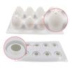 8 Cavities Easter Egg Shape Cake Mold Mousse Fondant Chocolate Decorating Cake Jelly Silicone Molds Kitchen Baking Moulds