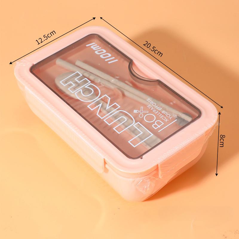 

Lunch Box Portable Office Workers Microwave Oven Wheat Straw Thermal Insulation Lunch Box Student Large Capacity Bento Lunchbox
