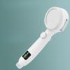 Digital LED Handheld Shower Head Water Saving High Pressure Showerhead Pressurized Adjustable Spray LCD Temperature Display