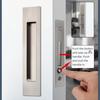 Pocket Door Edge Pull Hidden Handle Pocket Door Hardware Sliding Door Pull Hardware Double-sided Sliding Concealed Handle