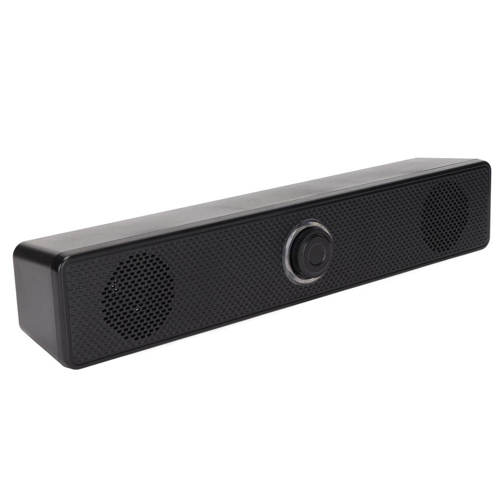 Computer Speaker 3.5mm Input USB Powered Wired Computer Soundbar with Volume Control for Desktop PC Laptop Tablet