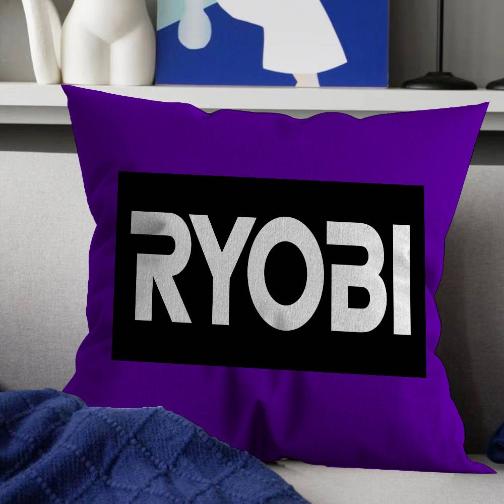 Ryobi Equipment Power Tools Brand Logo Area Rugs Cushion Cover Pillowcase Upholstery Sofa Throw Pillow Home Decor Pillowcas