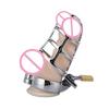 Popular Adult BDSM Chastity Cage Stainless Steel SM Restraint Device Male Stainless Steel Sex Toys