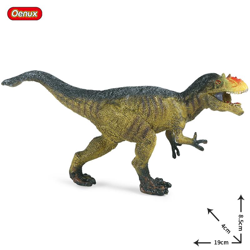 Figurine Oenux Dinozauri Jurasici T-Rex Velociraptor Spinosaurus Dilophosaurus Model Animal Figurine de Acțiune Colecție Jucărie pentru Copii