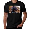 German Wirehaired Pointer Portrait Tshirt Basic Solid Color Short Sleeve Cotton Top