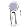 Mini Golf Divot Tool, Zinc Alloy Multi-functional Golf Divot Repair Pitch Fork