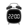 Creative Loud Volume Metal LED Alarm Clock GH8032 - Ideal for Deep Sleepers, Multifunctional with Powerful Ringing Bell