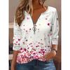 BITCED Women's Fashion Casual Long Sleeve V-Neck Blouses & Shirts