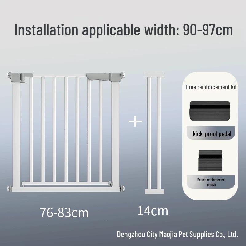 Indoor Pet Gate & Stairway Guard - No Drill Dog Fence & Playpen