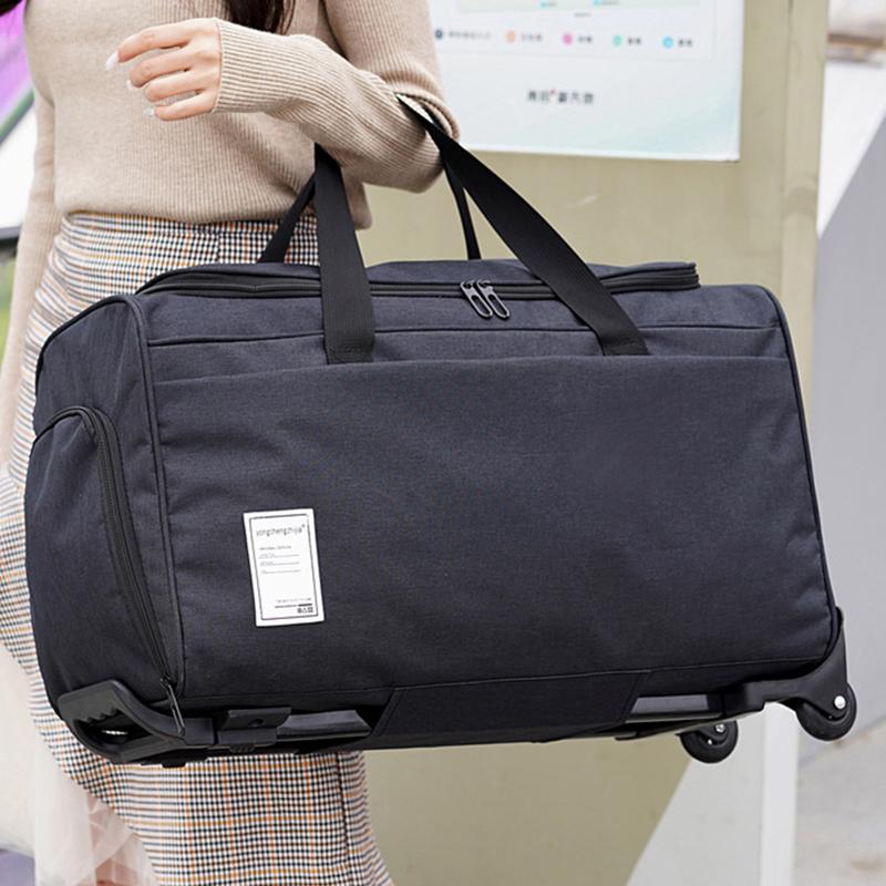 Nieuwe Draagbare Trolleytas Grote Capaciteit Waterdichte Schoenentas Meerdere Vakken Reisopbergtas Korte Afstand Zakenreis Incheck Reistas