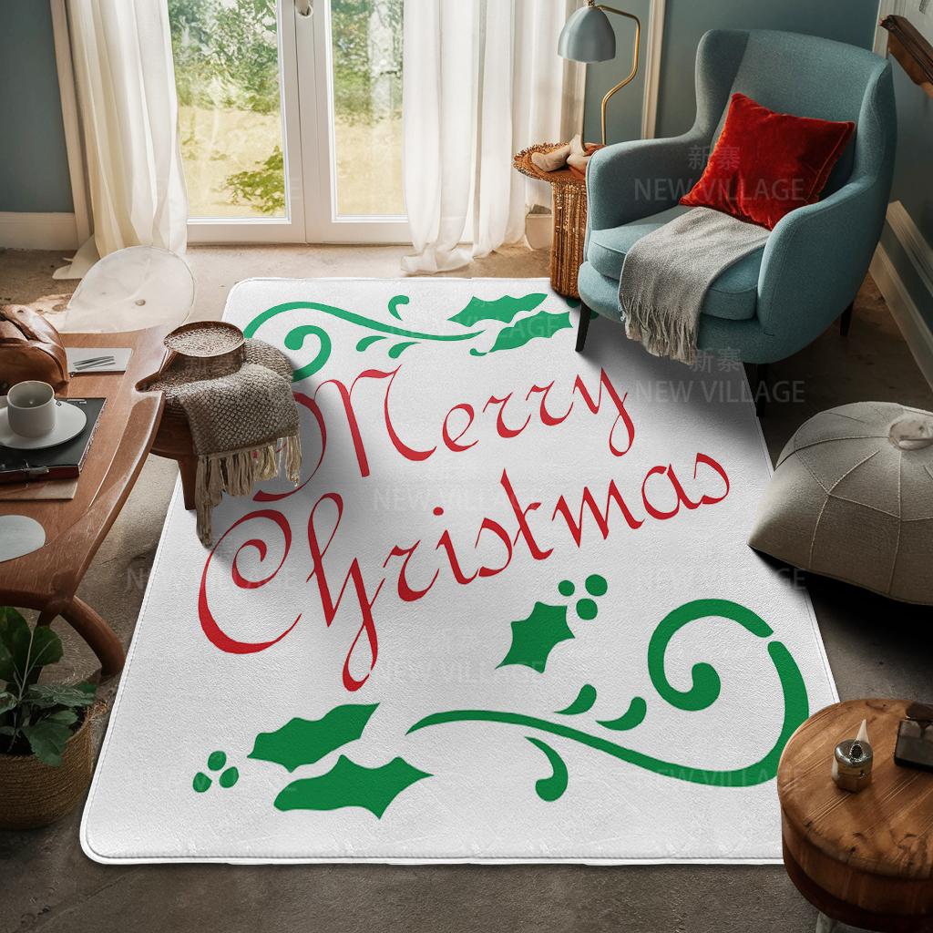 Koberec ke vchodu do domu Rohožka ke dveřím do domu Obývací pokoj Vana Koupelna Protiskluzové koberce s absorpcí vody vana Veselé Vánoce zima