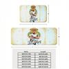 Kylian Mbappe Flannel Kitchen Mat Christmas Soft Area Rug Non Slip Floor Carpet Home Decoration