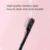 Metal Eyelash Comb Brush with Cover Separator New Eye Makeup Tool for Lashes Separation And Grooming