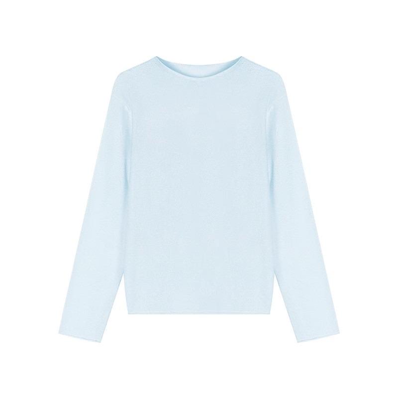 Early autumn knitted sweater, new bottoming shirt, long-sleeved thin top inside, autumn and winter high-end sweater