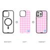 CASEEVO For iPhone 14 Pro Max Case Compatible with MagSafe TPU Acrylic Magnetic Phone Cover with Detachable Grid Backplate
