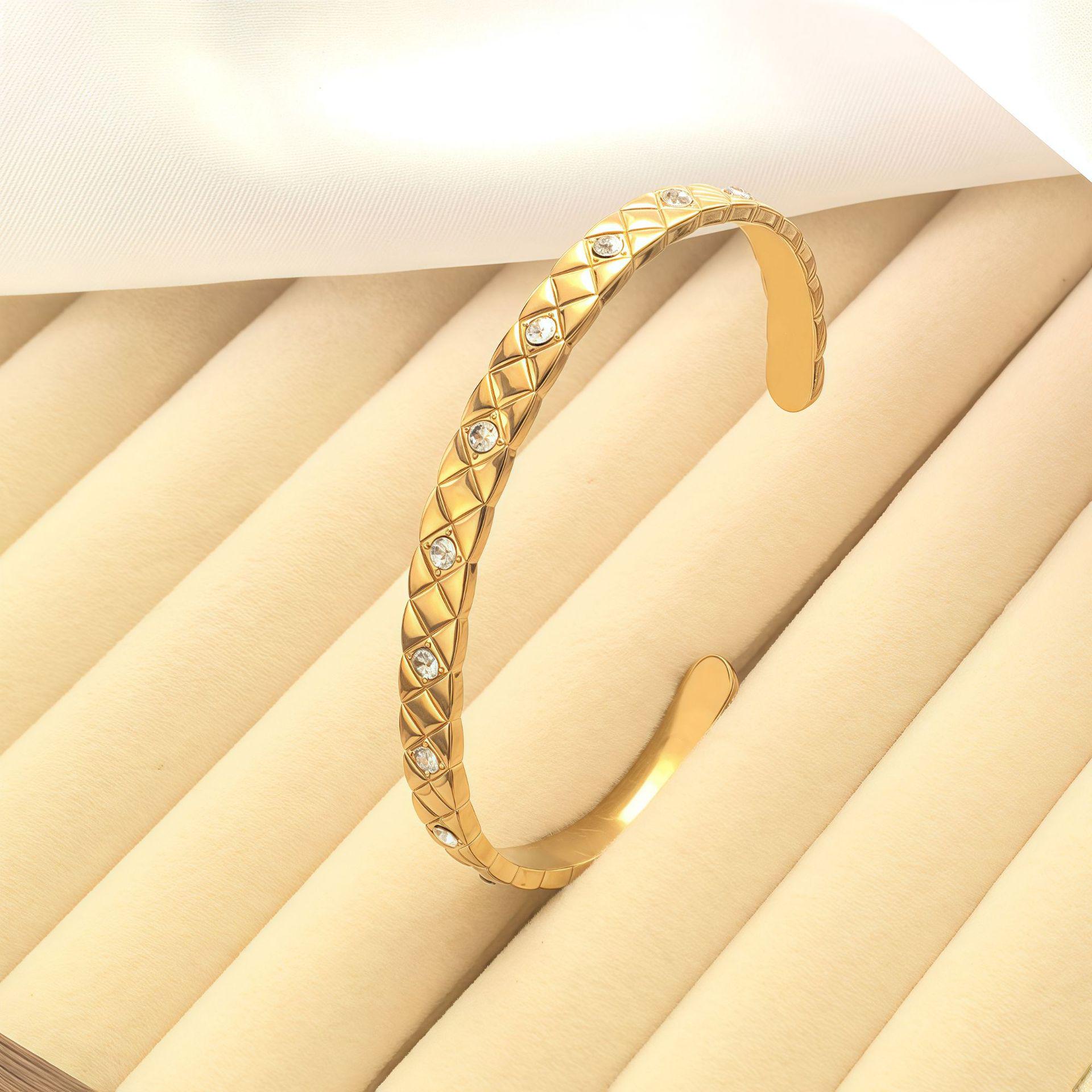 Элегантный бриллиантовый браслет-манжета  Дыхание младенца : Роскошный нишевый дизайн Женский модный браслет