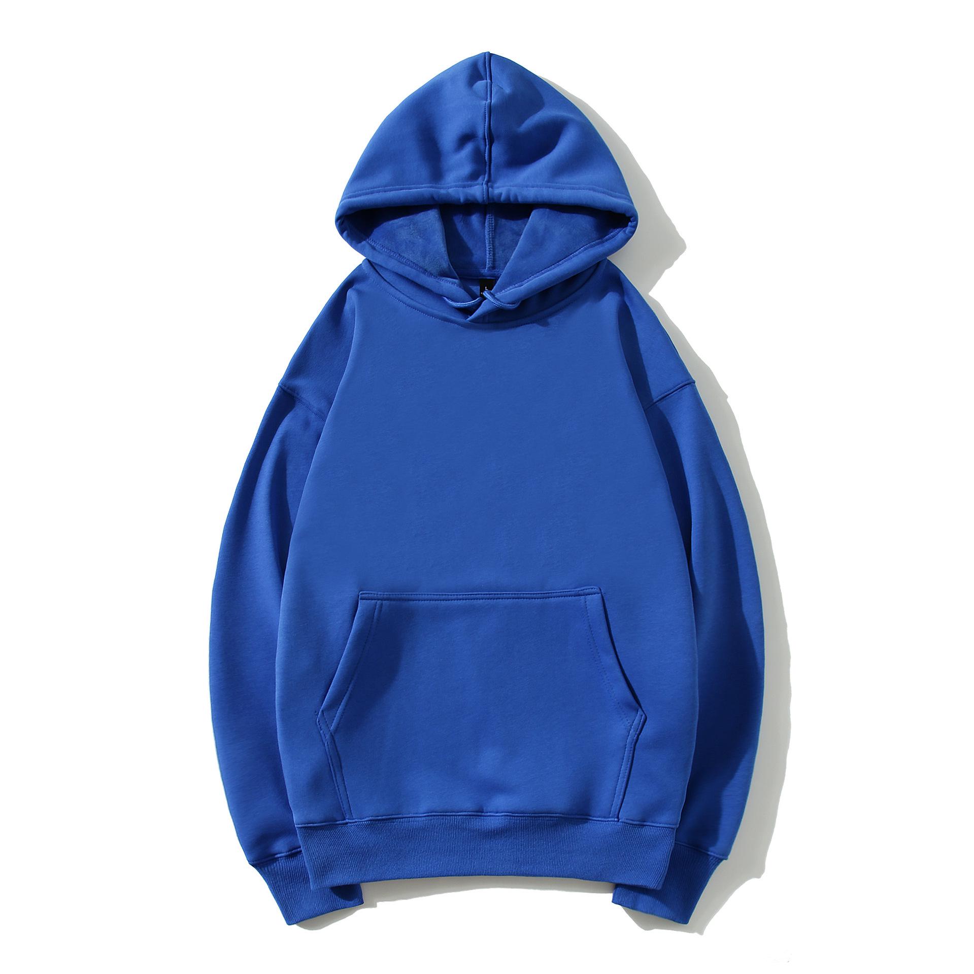 Unisex Heavyweight Silver Fox Fur Hooded Sweatshirt with Fleece Lining Medium