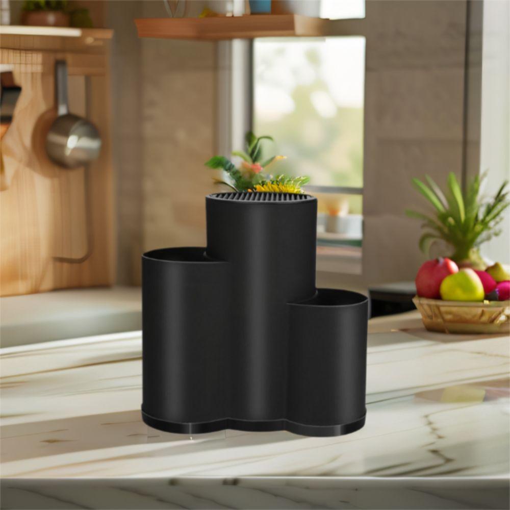 Plastic Knives Holder 2/3 Grid Flatware Storage Box Kitchenware Drain Rack  Chopsticks