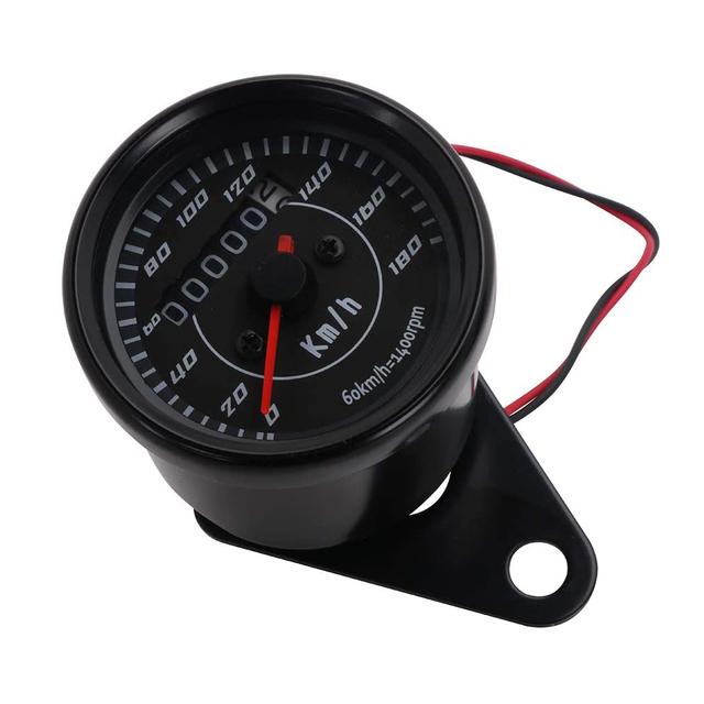 Hot Selling New Universal Motorcycle Speedometer Two-color LED Light Speedometer Odometer