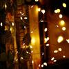 33ft 100 LED Waterproof Solar String Lights, Copper Wire String Lights for Christmas, Patio,
