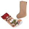 Świąteczna Skarpeta Drukowana Trójwymiarowo Świąteczna Skarpeta Torba na Prezenty Ozdoba na Boże Narodzenie