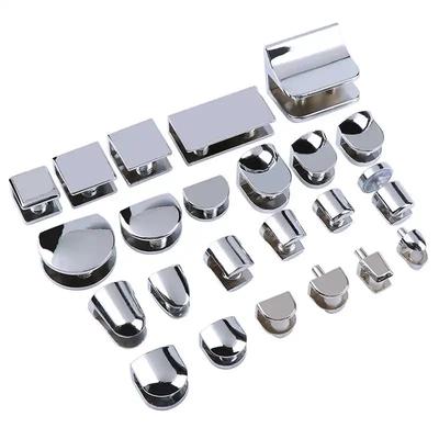Zinc Alloy Glass Clip Bathroom Mirror Clip Fixing Bracket Mirror Glass Clip Bracket Furniture Hardware Accessory