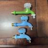 Round Hand Wheel Color Washing Machine Faucet Household Mop Pool Tap Water Antifreeze And Explosion-Aproof Plastic Faucet