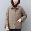 Mom's 2024 Fashionable Winter Cotton Coat for Middle-aged Women - Loose, Lightweight, and Padded Jacket